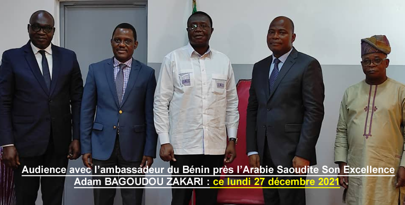 Audience avec l'ambassadeur du Bénin près l'Arabie Saoudite